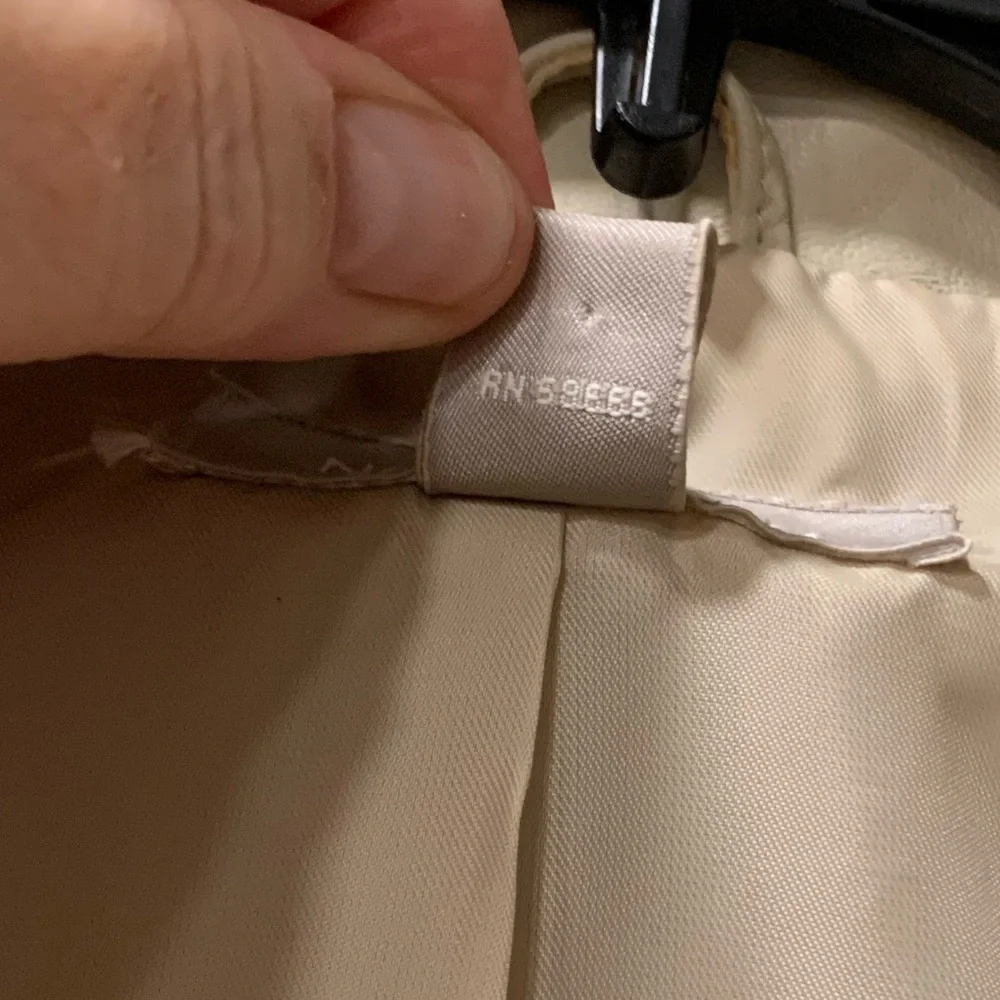 Nordstrom Womens Lamb Skin Leather Cream Everyday Blazer 🌴 - Picture 7 of 16